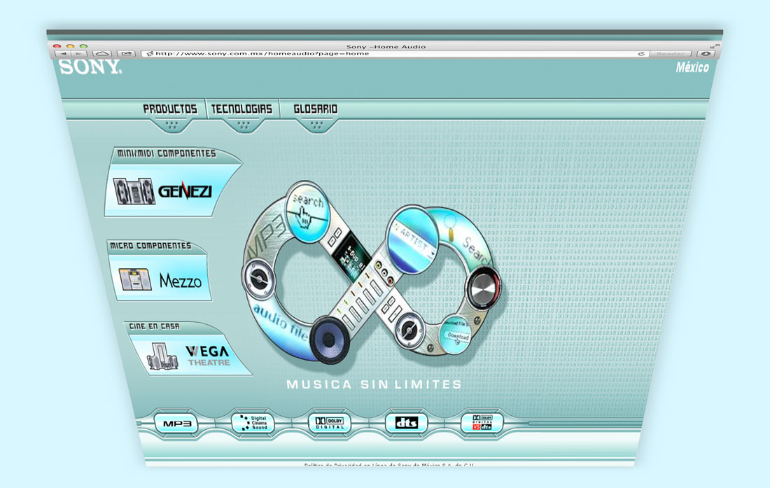 Sony digital experience design